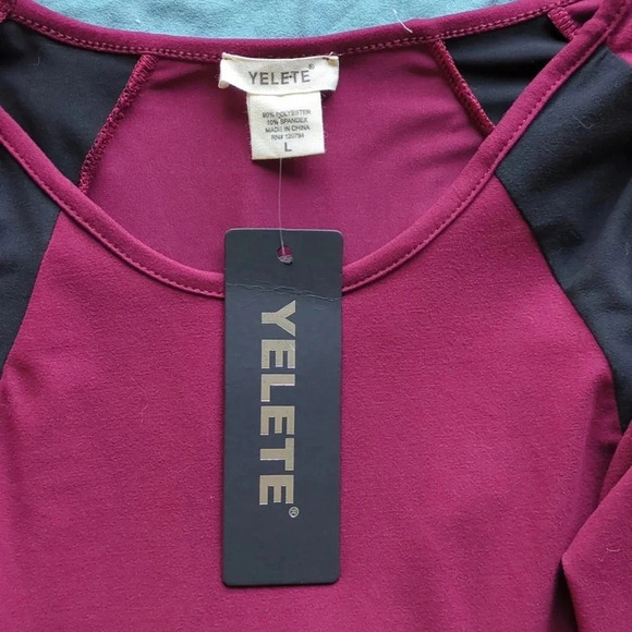 Colorblock Sheath Midi-Dress Perfect For Work! Yelete NWT - Picture 9 of 10